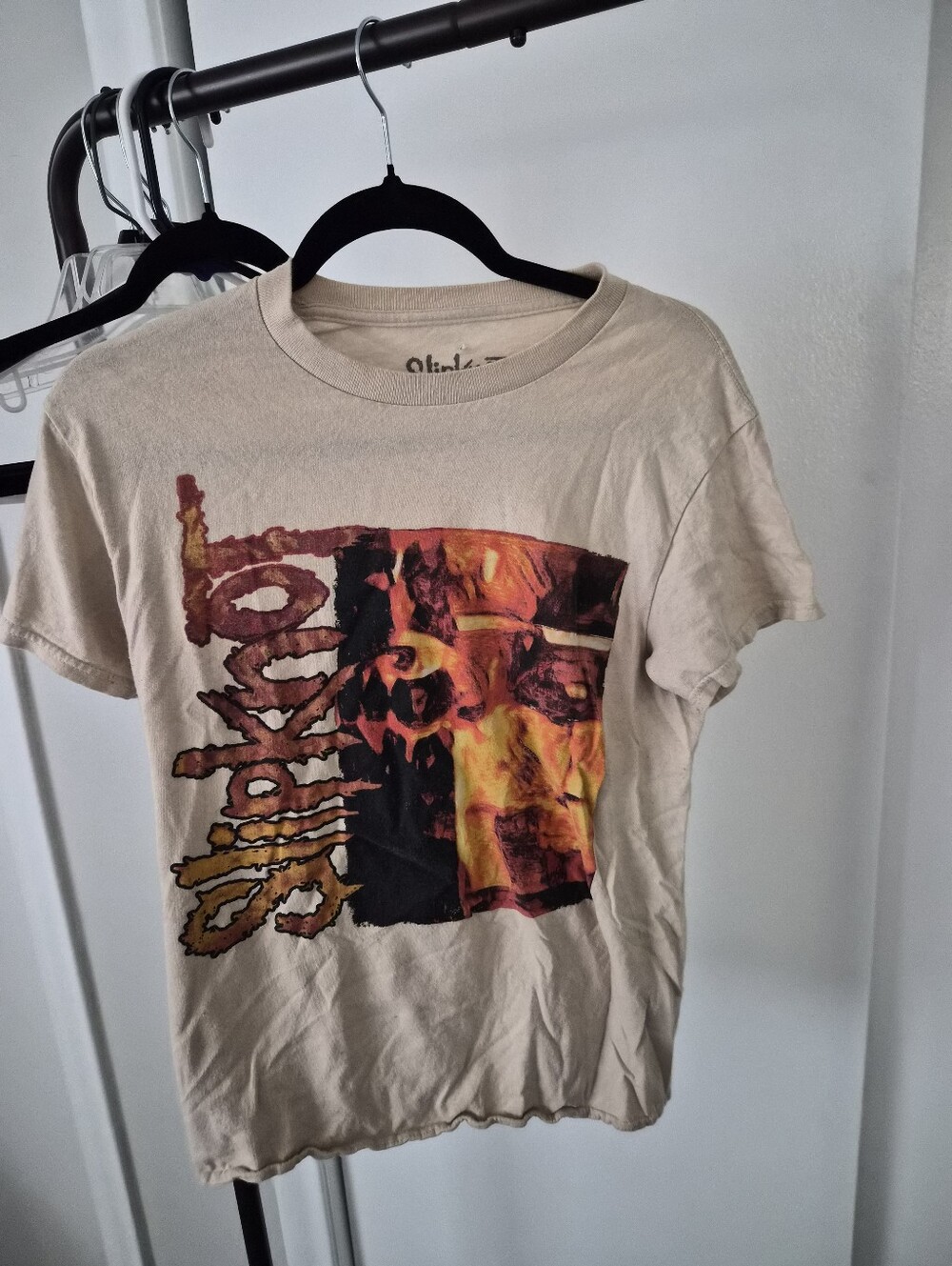 Slipknot Flame Eyes Boyfriend Fit Woman's Shirt | Hot Topic